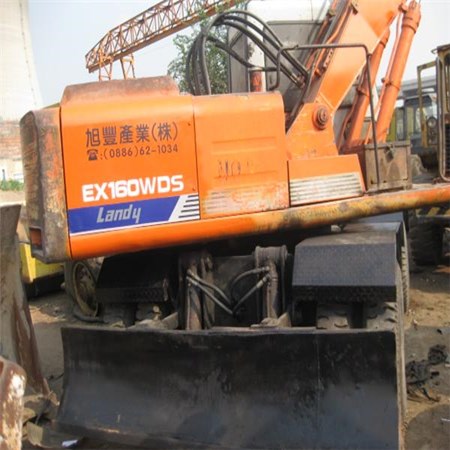 USED HITACHI EX160WD WHEEL EXCAVATOR